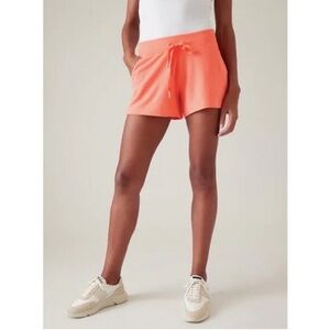NWT Athleta Balance Shortie 4 loungewear Coral Shorts, XS